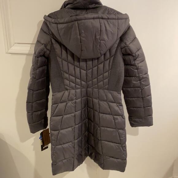 NWT Bernardo Hooded Packable Puffer Coat Charcoal XS - Picture 10 of 14